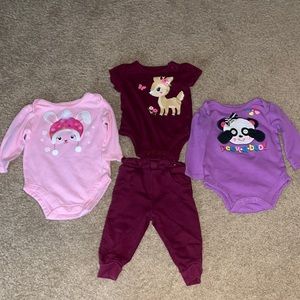 Bundle Deal - 4 piece set of Garanimals clothes size 6/9 month